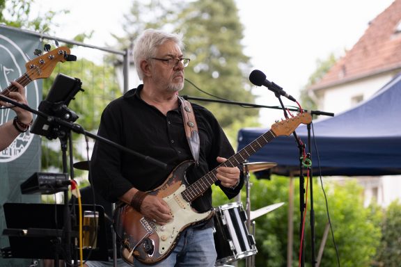 Robert Kraus mit seiner Strat